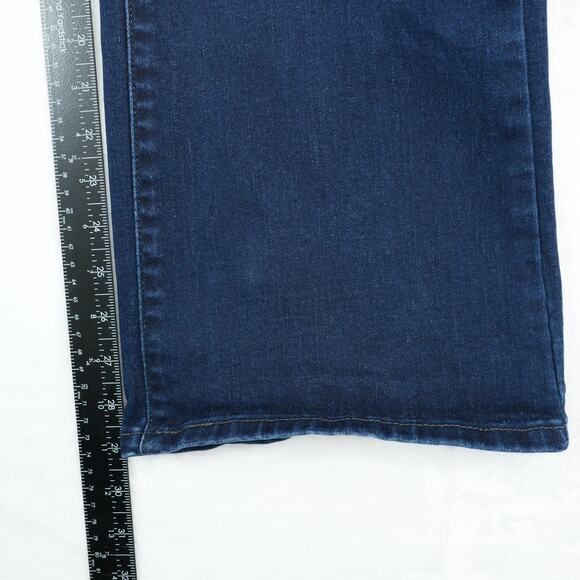 Levis 529 Jeans Womens 16 Dark Wash Denim Curvy Bootcut Stretch Y2K Classic - Picture 11 of 13